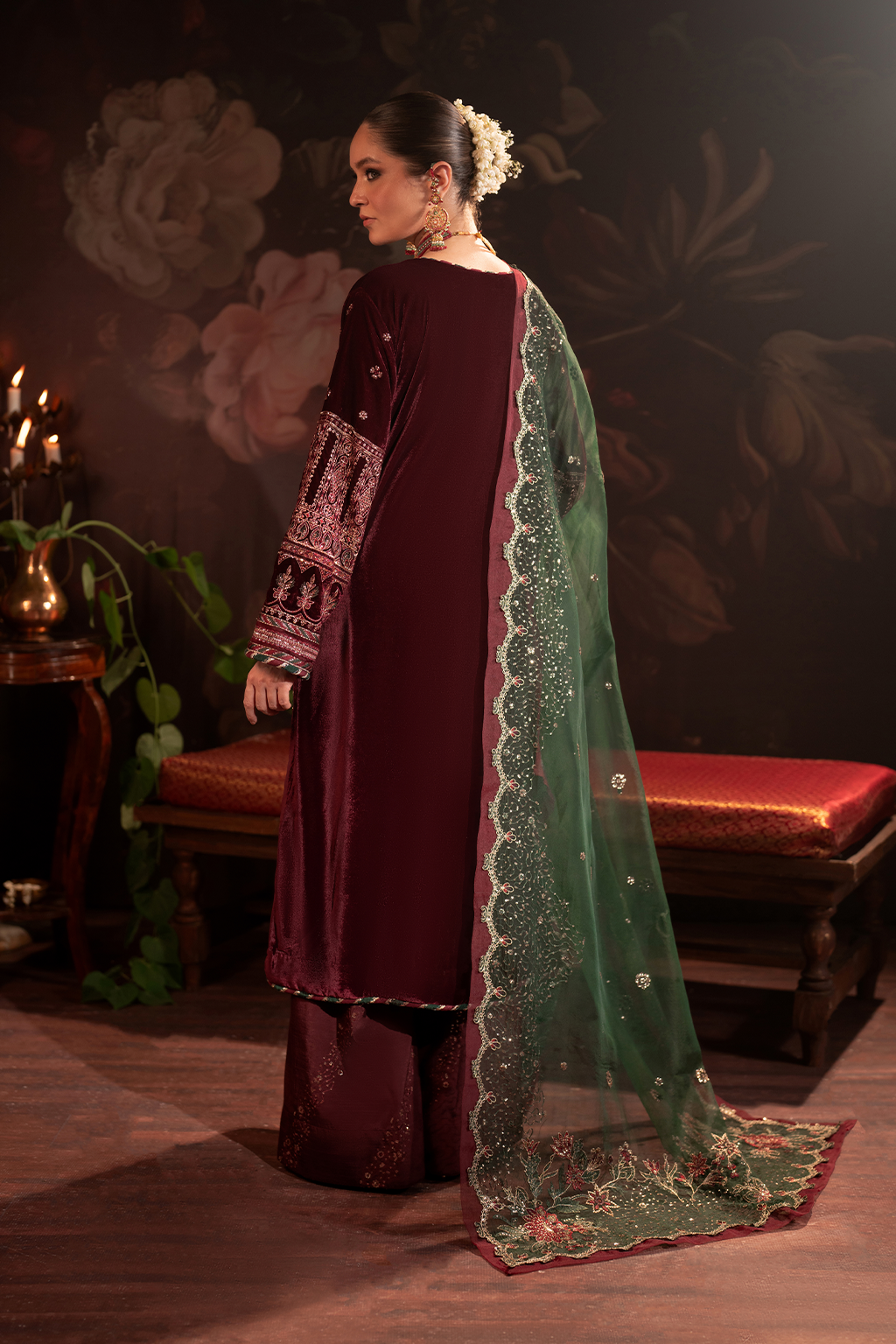 Iznik | Exclusive Velvet | IV-39 - by - Libasekhas UK - Registered Vendor of : Iznik - 100% Original Designer Dresss