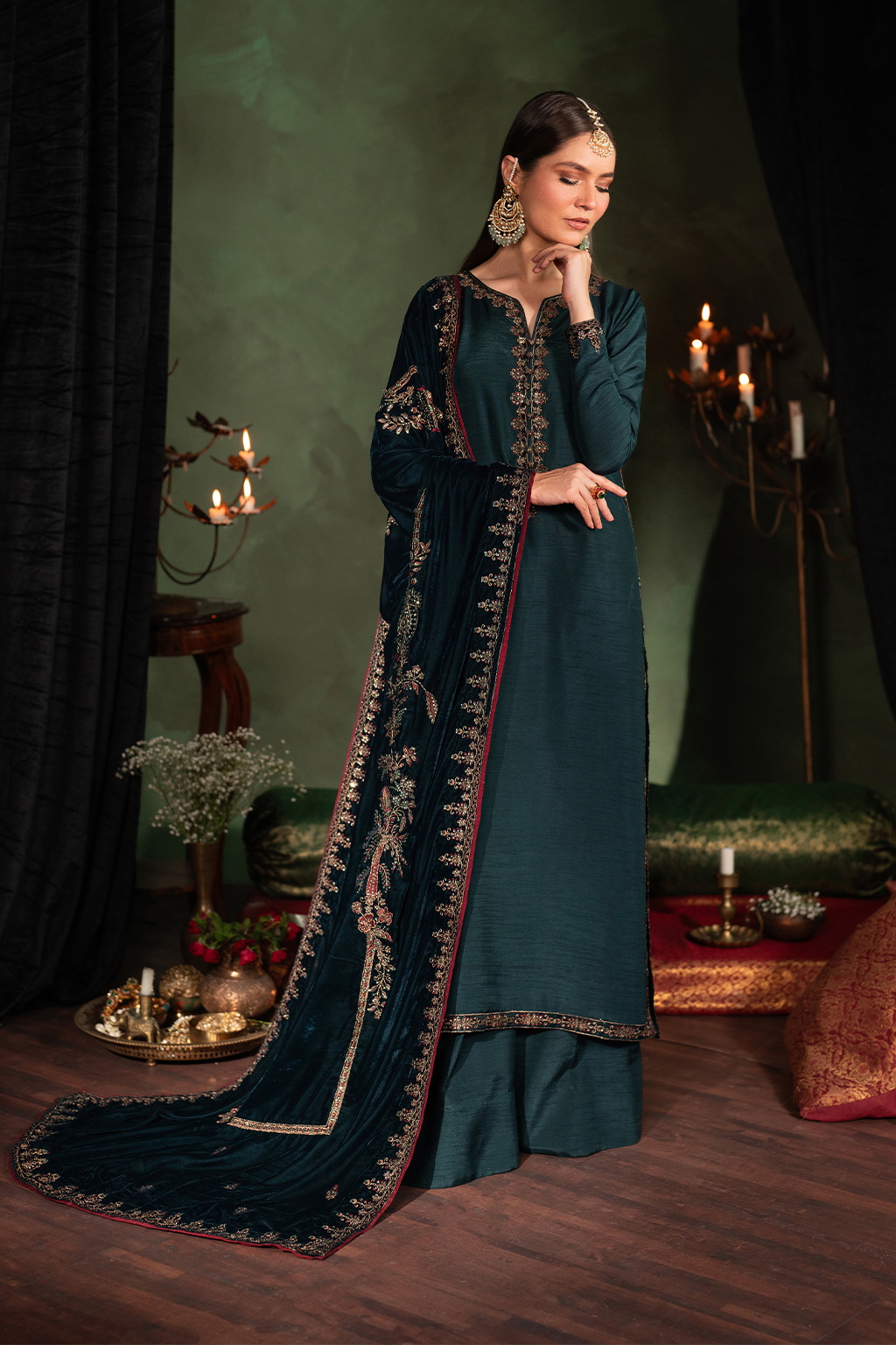 Iznik | Exclusive Velvet | IV-50 - by - Libasekhas UK - Registered Vendor of : Iznik - 100% Original Designer Dresss
