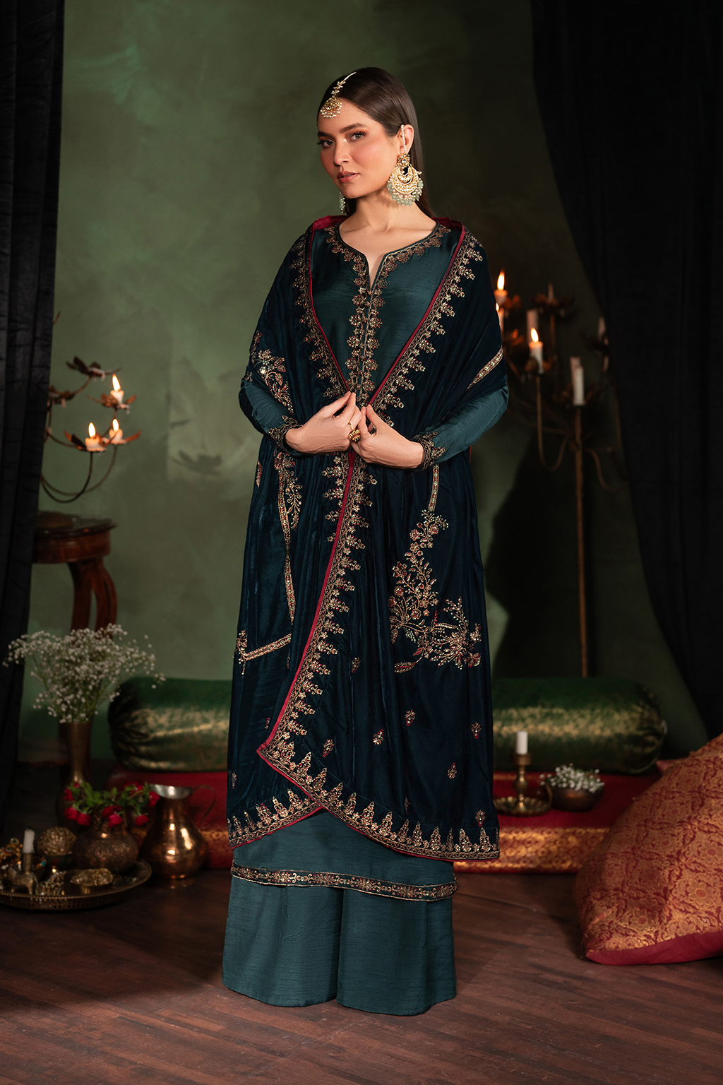Iznik | Exclusive Velvet | IV-50 - by - Libasekhas UK - Registered Vendor of : Iznik - 100% Original Designer Dresss