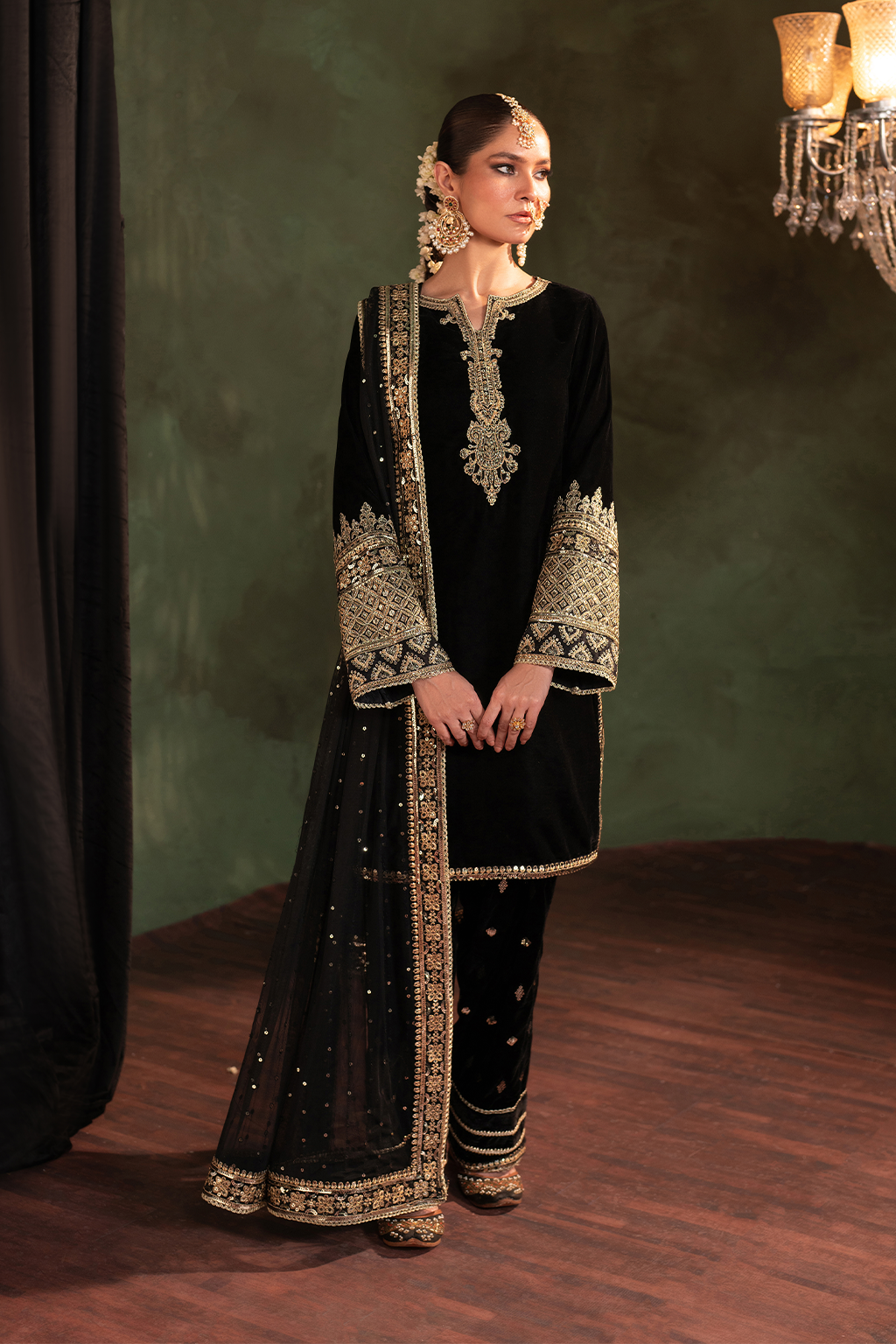 Iznik | Exclusive Velvet | IV-41 - by - Libasekhas UK - Registered Vendor of : Iznik - 100% Original Designer Dresss