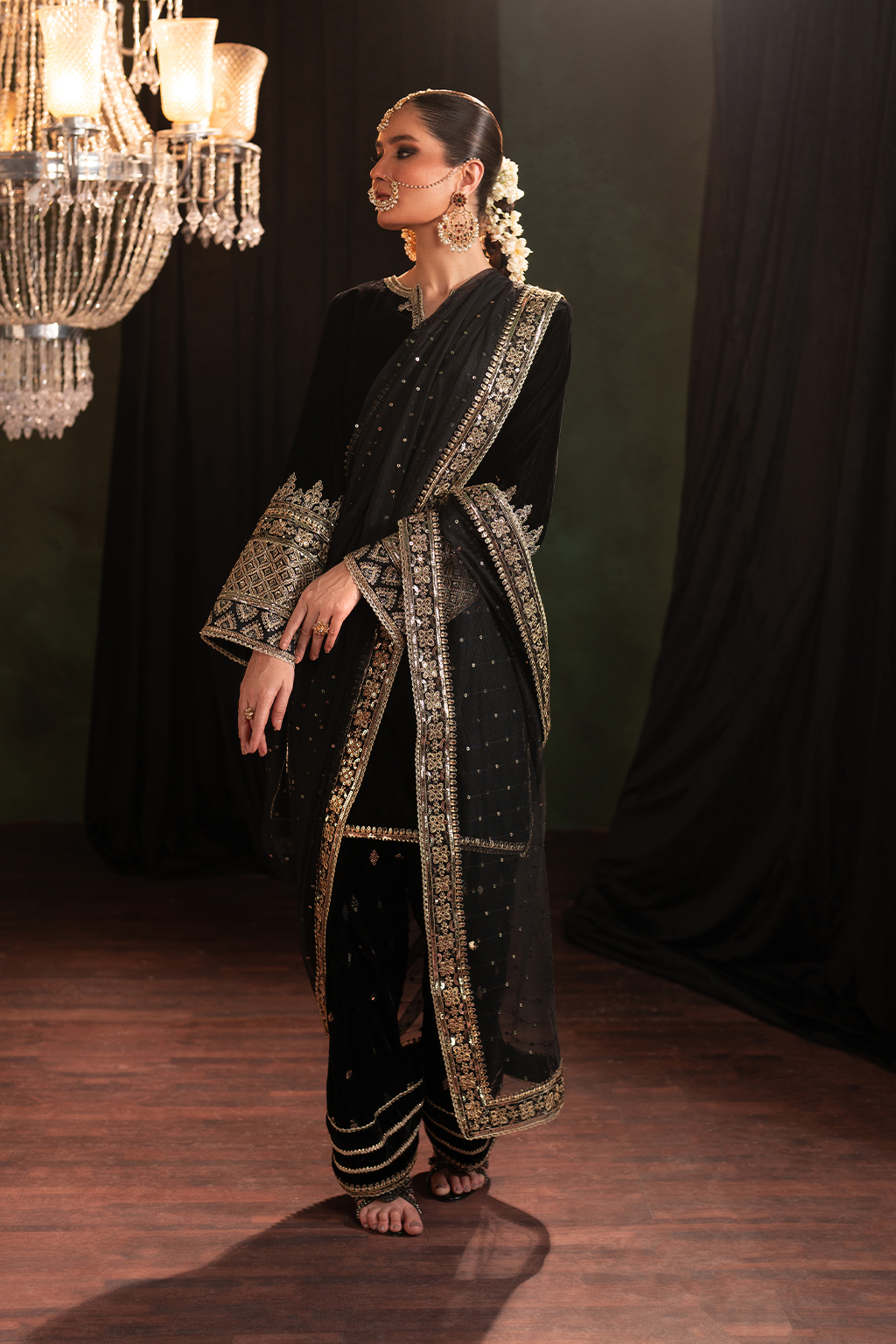 Iznik | Exclusive Velvet | IV-41 - by - Libasekhas UK - Registered Vendor of : Iznik - 100% Original Designer Dresss