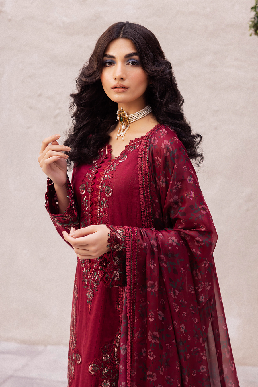 Iznik | Dahlia Embroidered Lawn | DL-01 - by - Libasekhas UK - Registered Vendor of : Iznik - 100% Original Designer Dresss