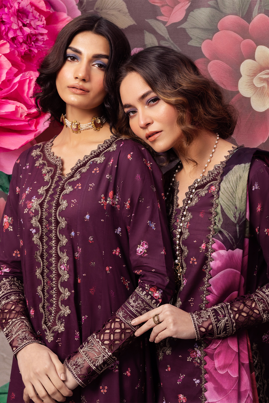 Iznik | Dahlia Embroidered Lawn | DL-06 - by - Libasekhas UK - Registered Vendor of : Iznik - 100% Original Designer Dresss