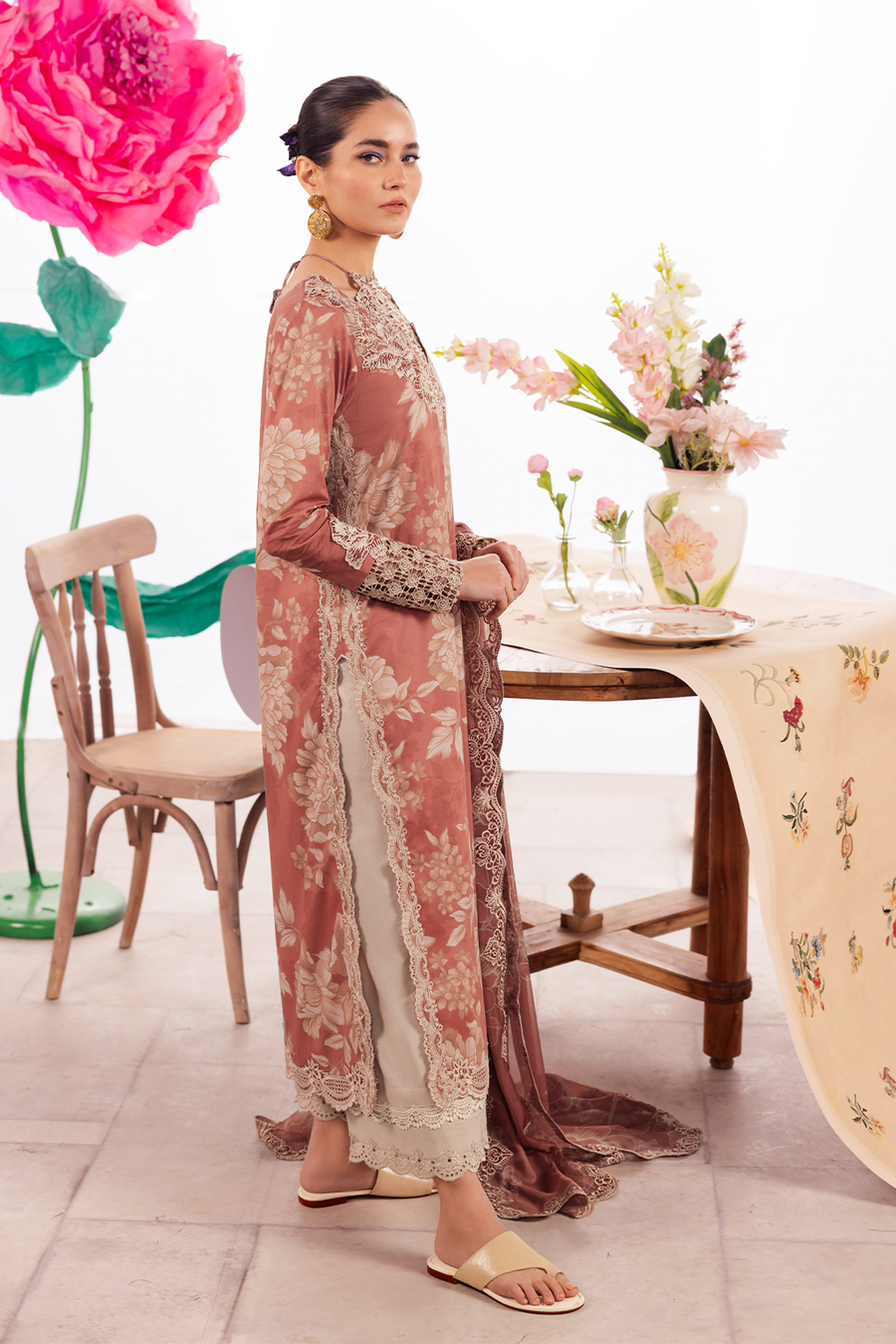Iznik | Dahlia Embroidered Lawn | DL-12 - by - Libasekhas UK - Registered Vendor of : Iznik - 100% Original Designer Dresss