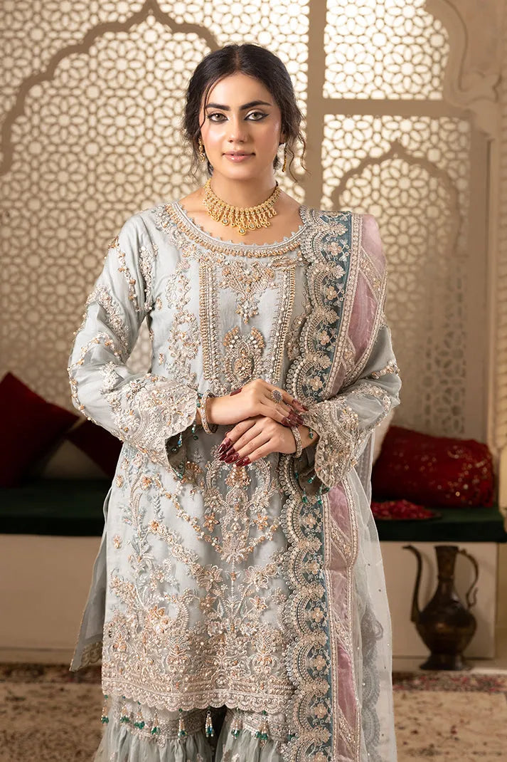 Imrozia Premium | Jhoomer Wedding Formals | JF-16 Mehka - by Libasekhas UK - Registered Vendor of : Imrozia Premium - 100% Original Designer Dress