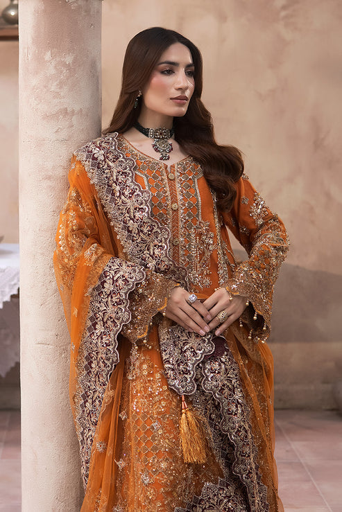 Imrozia Premium | Jahanara Festive 26 | JF-34-A Narang - by Libasekhas UK - Registered Vendor of : Imrozia Premium - 100% Original Designer Dress
