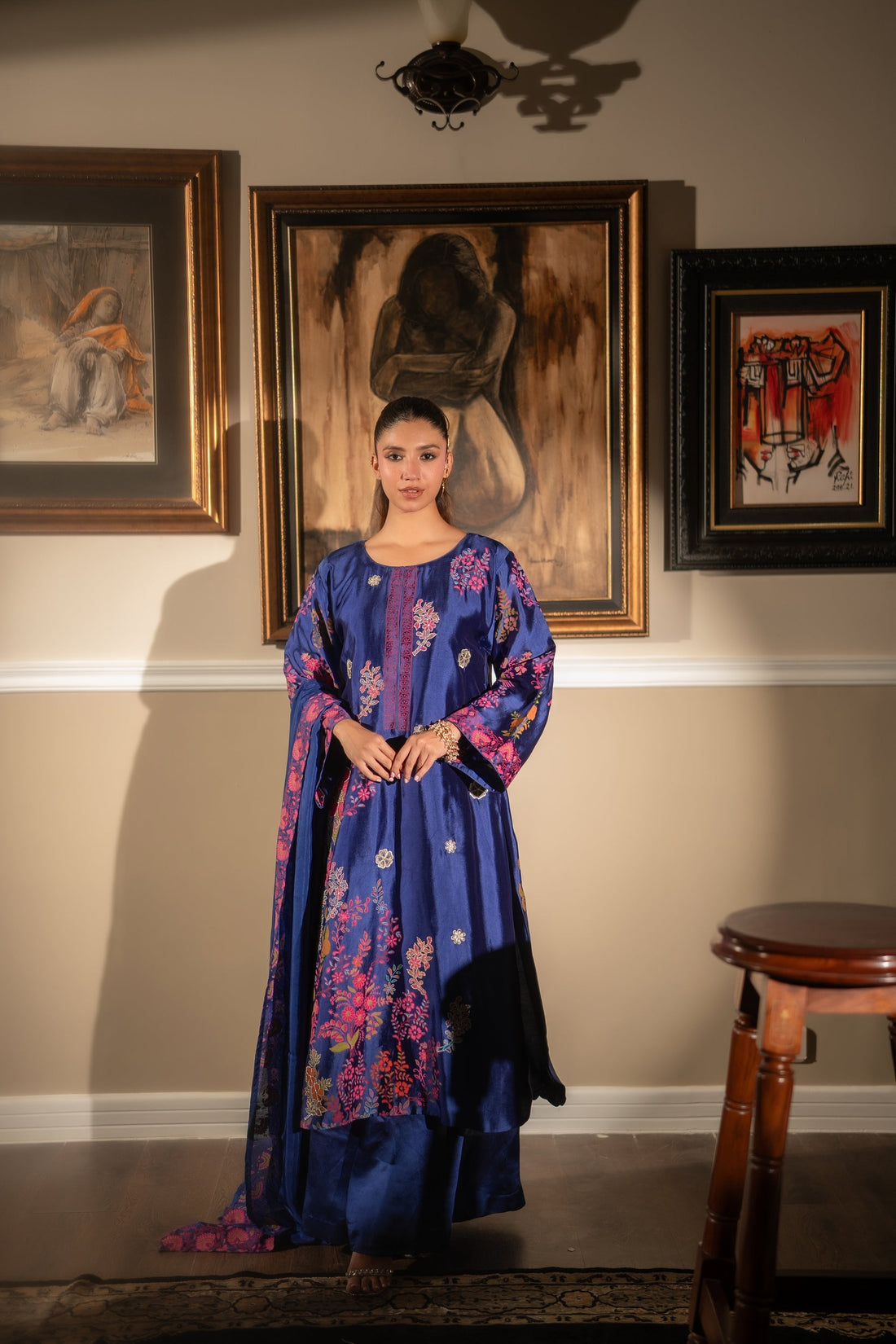 The Pink Tree Company | Blockem Formals | NAVY NOIR - by Libasekhas UK - Registered Vendor of : The Pink Tree Company - 100% Original Designer Dress