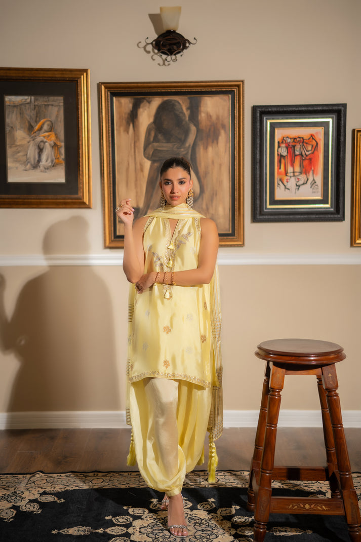 The Pink Tree Company | Blockem Formals |BUTTER BLOOM - by Libasekhas UK - Registered Vendor of : The Pink Tree Company - 100% Original Designer Dress