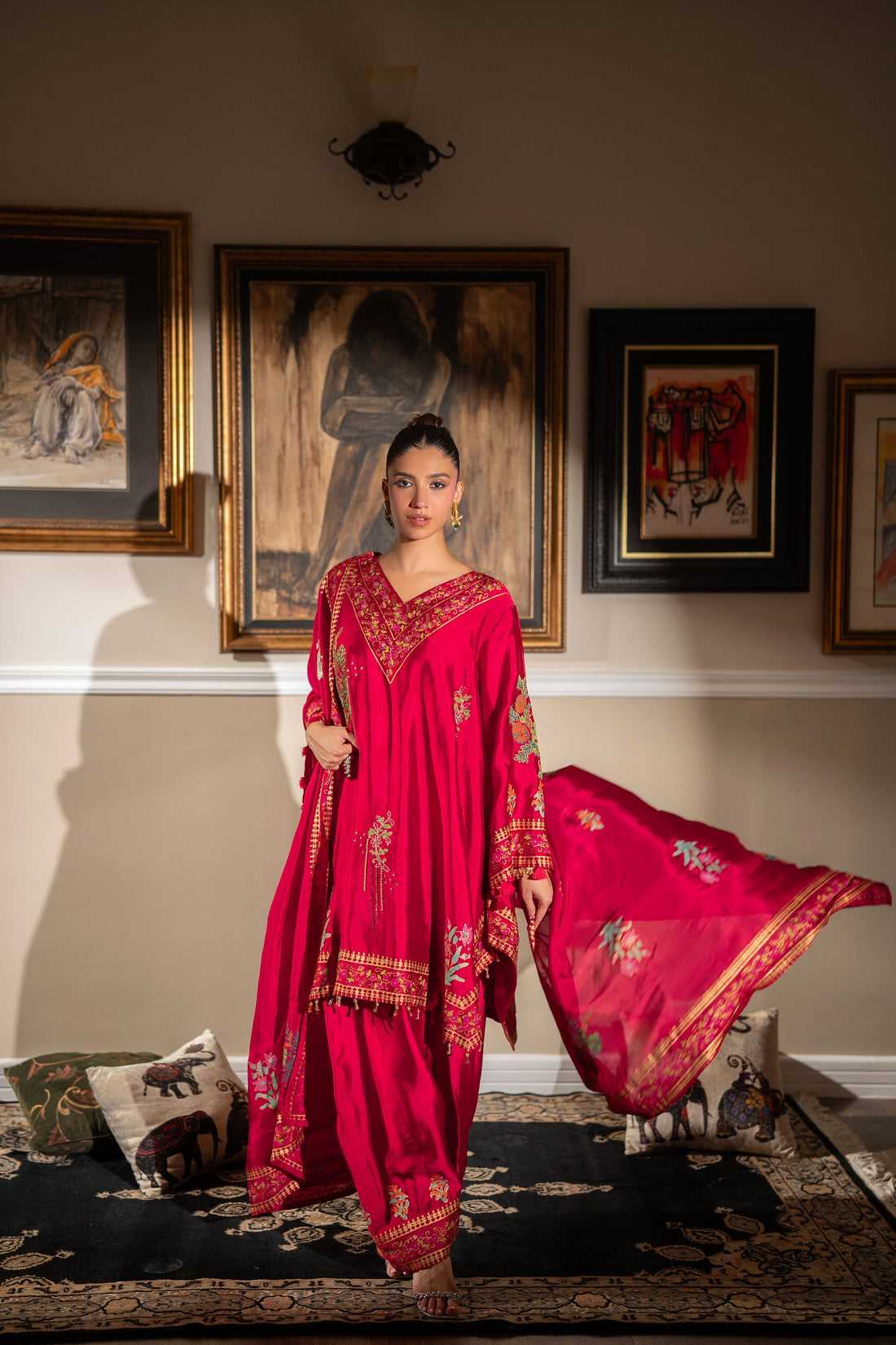 The Pink Tree Company | Blockem Formals |RADIANT ROSE - by Libasekhas UK - Registered Vendor of : The Pink Tree Company - 100% Original Designer Dress