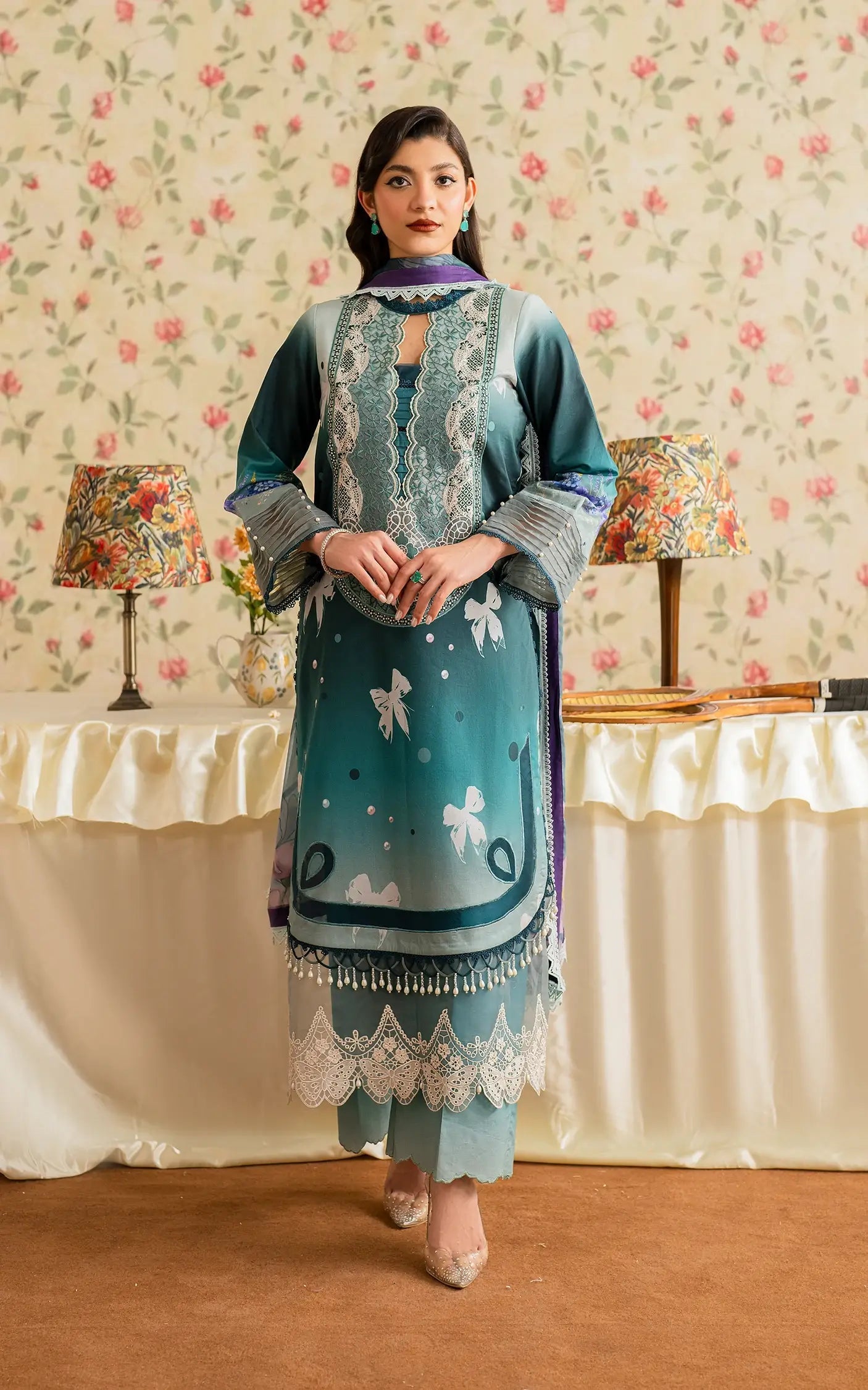 Asifa and Nabeel | Meraki Vintage 25 | Jal (MVL25-09) - by - Libasekhas UK - Registered Vendor of : Asifa and Nabeel - 100% Original Designer Dresss