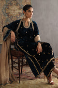 Sana Abbas | Velvet Formals | JOLINE - by - Libasekhas UK - Registered Vendor of : Sana Abbas - 100% Original Designer Dresss