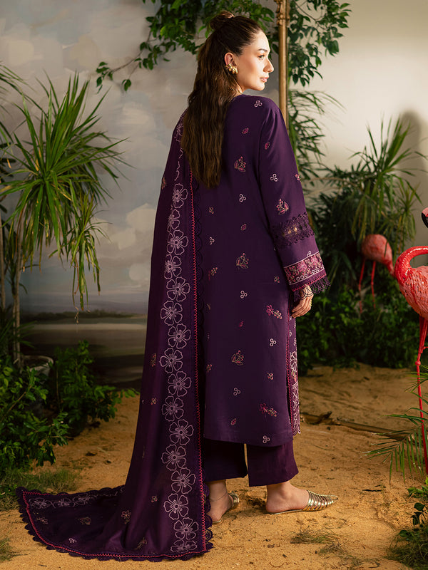 Mahnur | Kaia Slub Linen 25 | K - 01 | 3 PC LINEN - by Libasekhas UK - Registered Vendor of : Mahnur - 100% Original Designer Dress
