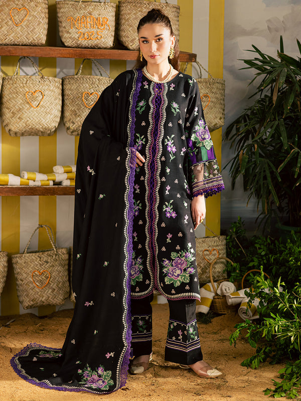 Mahnur | Kaia Slub Linen 25 | K - 02 | 3 PC LINEN - by Libasekhas UK - Registered Vendor of : Mahnur - 100% Original Designer Dress