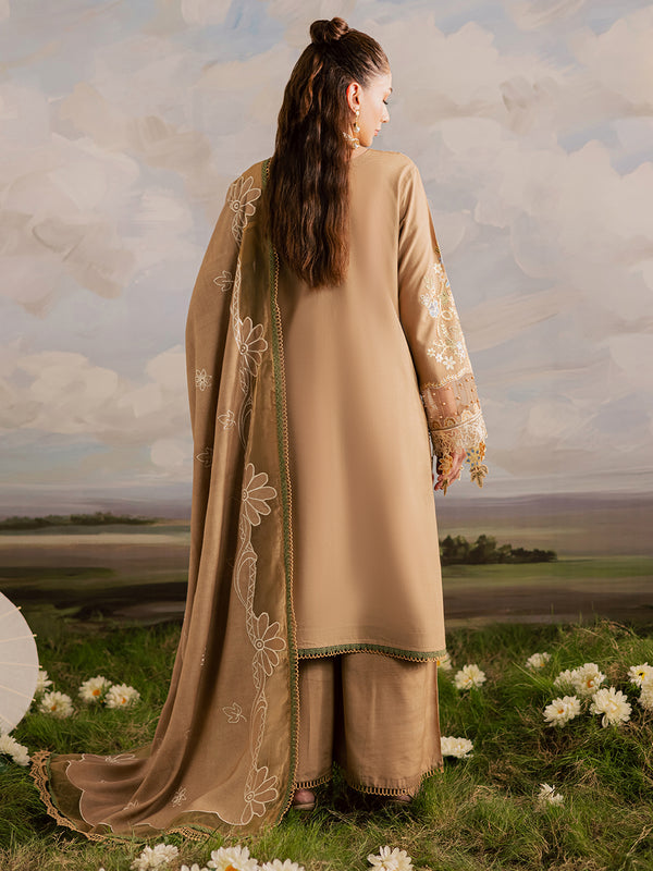 Mahnur | Kaia Slub Linen 25 | K - 04 | 3 PC LINEN - by Libasekhas UK - Registered Vendor of : Mahnur - 100% Original Designer Dress
