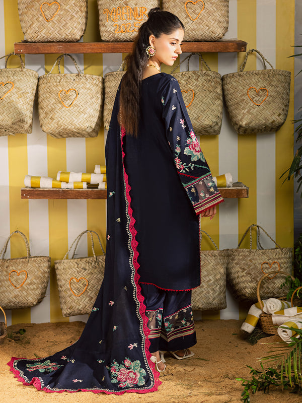 Mahnur | Kaia Slub Linen 25 | K - 06 | 3 PC LINEN - by Libasekhas UK - Registered Vendor of : Mahnur - 100% Original Designer Dress