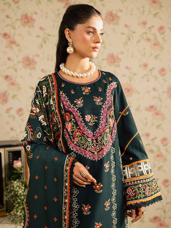 Mahnur | Kaia Slub Linen 25 | K - 08 | 3 PC LINEN - by Libasekhas UK - Registered Vendor of : Mahnur - 100% Original Designer Dress