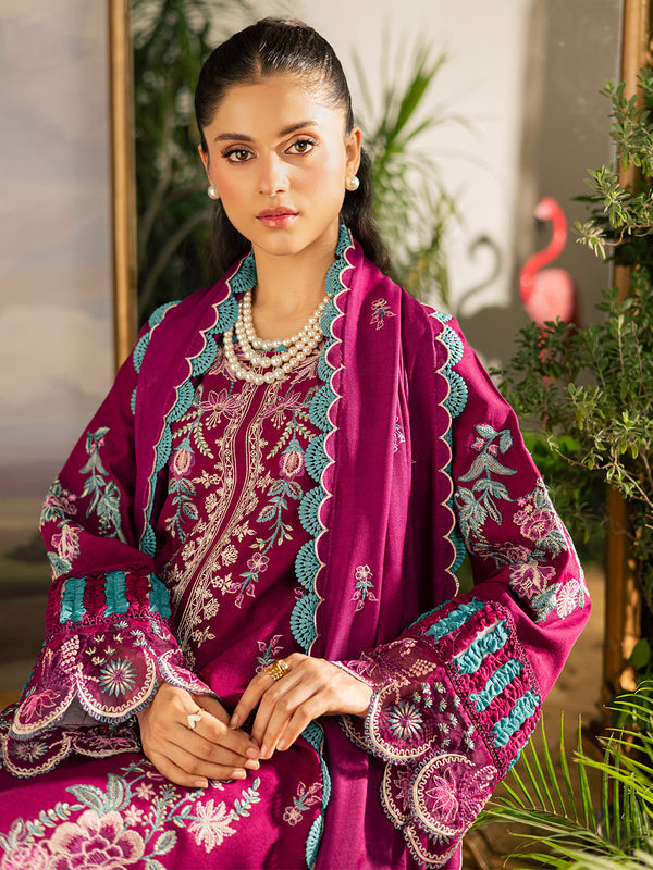 Mahnur | Kaia Slub Linen 25 | K - 09 | 3 PC LINEN - by Libasekhas UK - Registered Vendor of : Mahnur - 100% Original Designer Dress