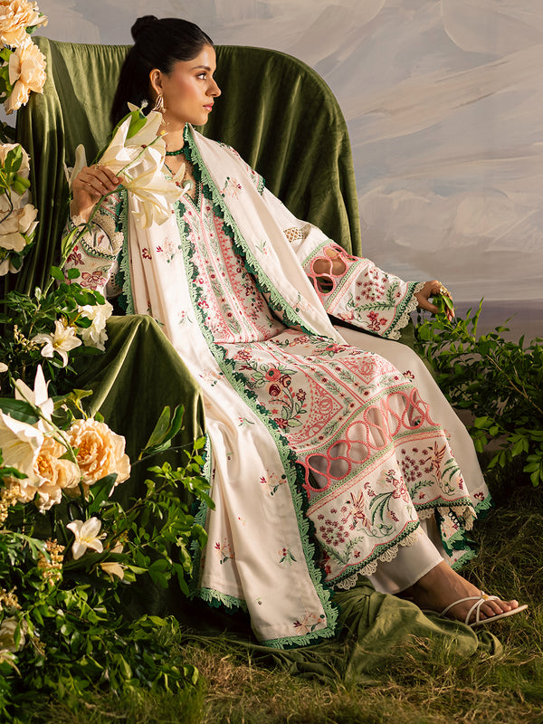 Mahnur | Kaia Slub Linen 25 | K - 11 | 3 PC LINEN - by Libasekhas UK - Registered Vendor of : Mahnur - 100% Original Designer Dress