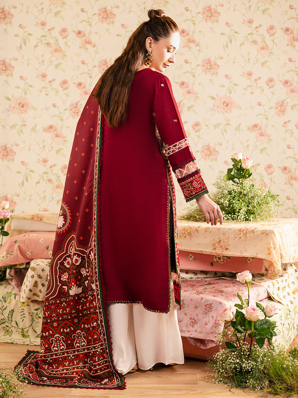 Mahnur | Kaia Slub Linen 25 | K - 12 | 3 PC LINEN - by Libasekhas UK - Registered Vendor of : Mahnur - 100% Original Designer Dress