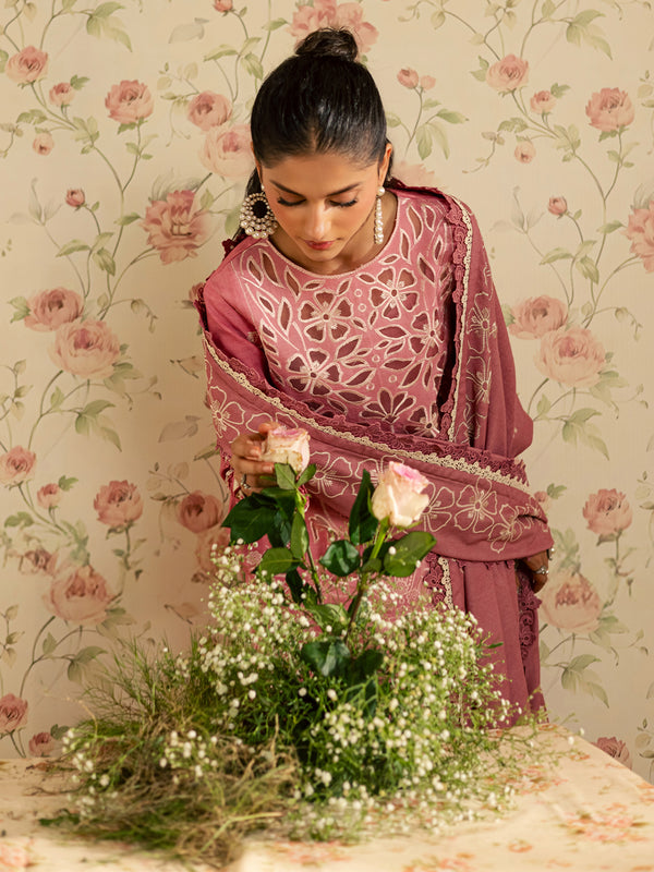 Mahnur | Kaia Slub Linen 25 | K - 13 | 3 PC LINEN - by Libasekhas UK - Registered Vendor of : Mahnur - 100% Original Designer Dress