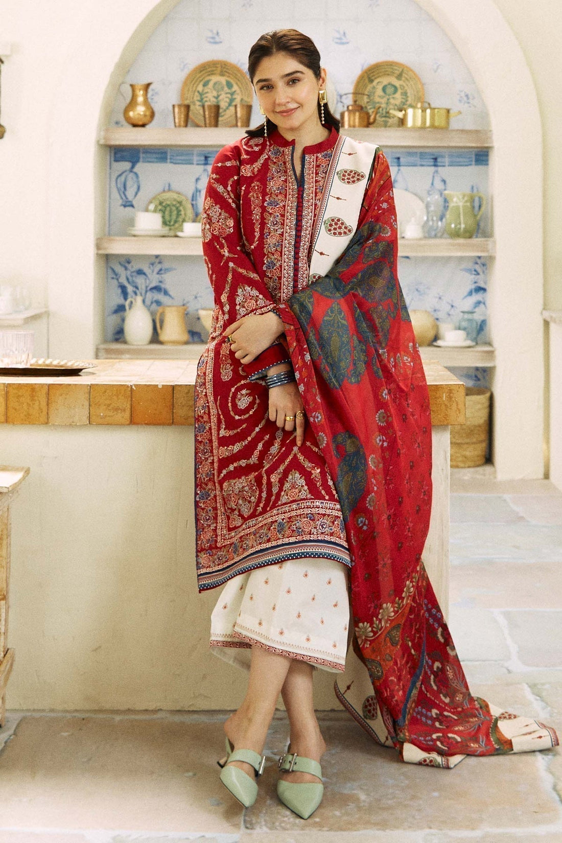 Zara Shahjahan | Coco Lawn Eid Edit 24 | KASHMIR KALI-D3 - by - Libasekhas UK - Registered Vendor of : Zara Shahjahan - 100% Original Designer Dresss