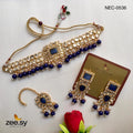 Kundan Necklace-0536 - by - Libasekhas UK - Registered Vendor of : Zeesy - 100% Original Designer Dresss
