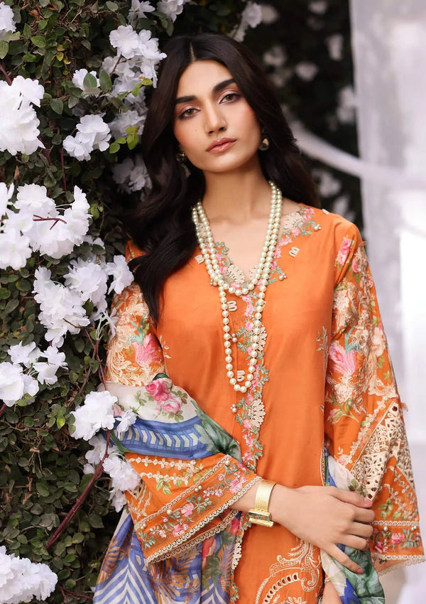 Kahf Premium | Festive Lawn 24 | KFL-10 MAYA - by - Libasekhas UK - Registered Vendor of : Khaf Premium - 100% Original Designer Dresss
