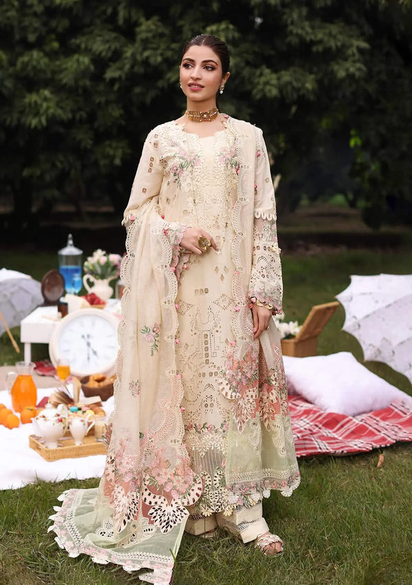 Kahf Premium | Festive Lawn 24 | KFL-07 SHIREEN - by - Libasekhas UK - Registered Vendor of : Kahf Premium - 100% Original Designer Dresss