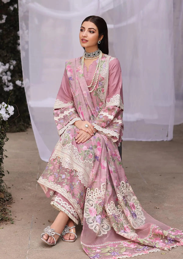 Kahf Premium | Festive Lawn 24 | KFL-03 SASSI - by - Libasekhas UK - Registered Vendor of : Kahf Premium - 100% Original Designer Dresss