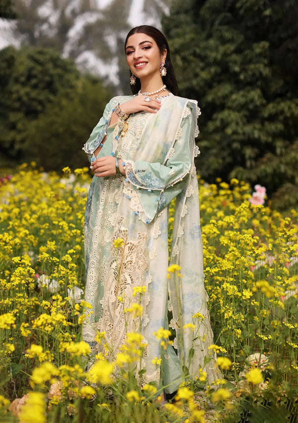 Kahf Premium | Festive Lawn 24 | KFL-01 TABIR - by - Libasekhas UK - Registered Vendor of : Kahf Premium - 100% Original Designer Dresss