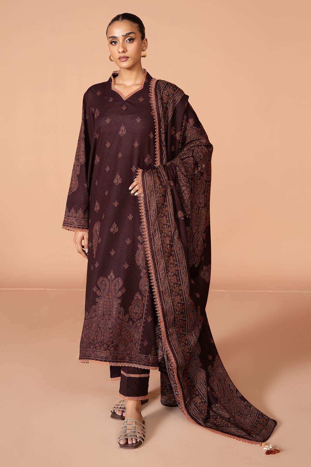 Kayseria | Winter Khaddar 24 |  K-07 - by - Libasekhas UK - Registered Vendor of : Kayseria - 100% Original Designer Dresss