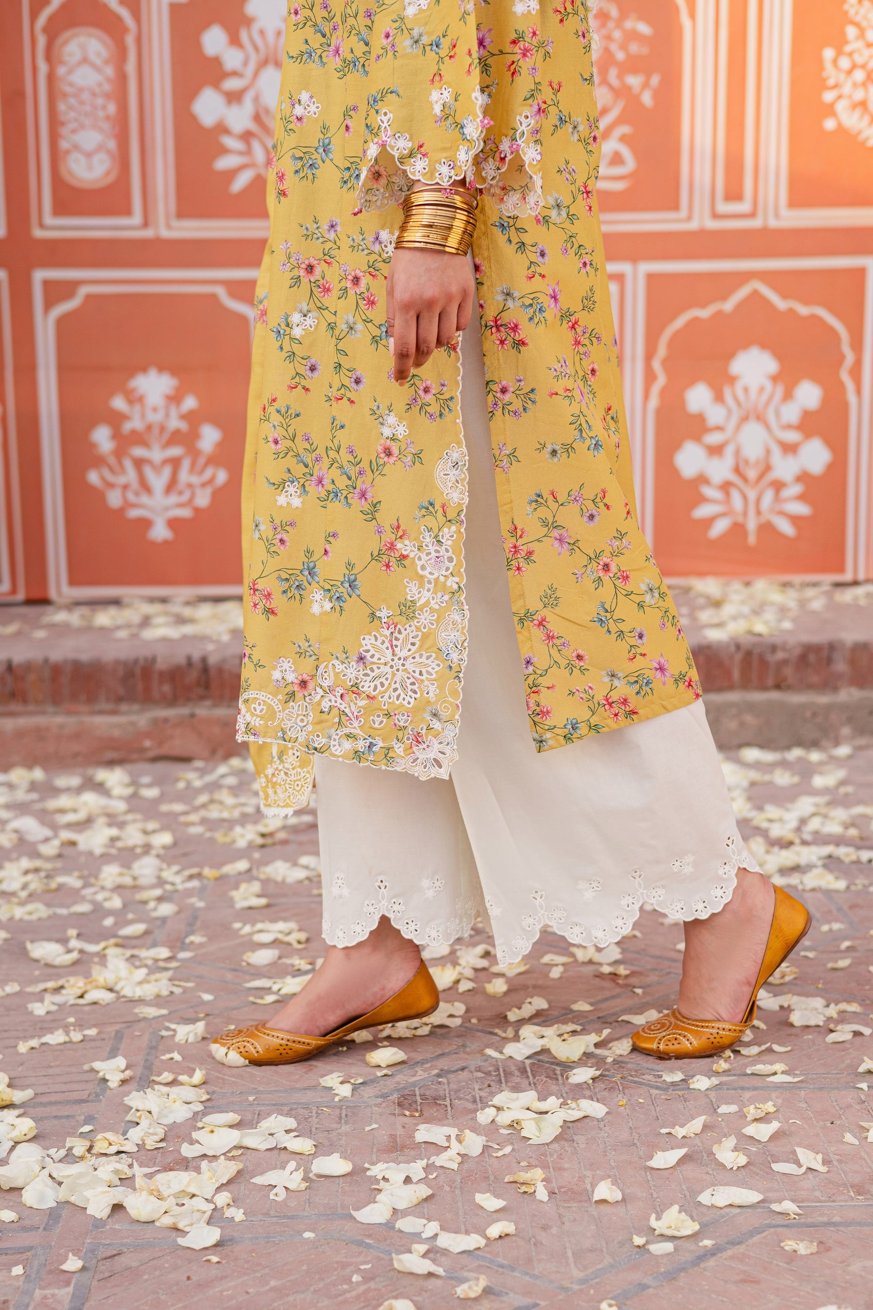 Batik | Festive Eid 26 | Key Lime - by Libasekhas UK - Registered Vendor of : Batik - 100% Original Designer Dress