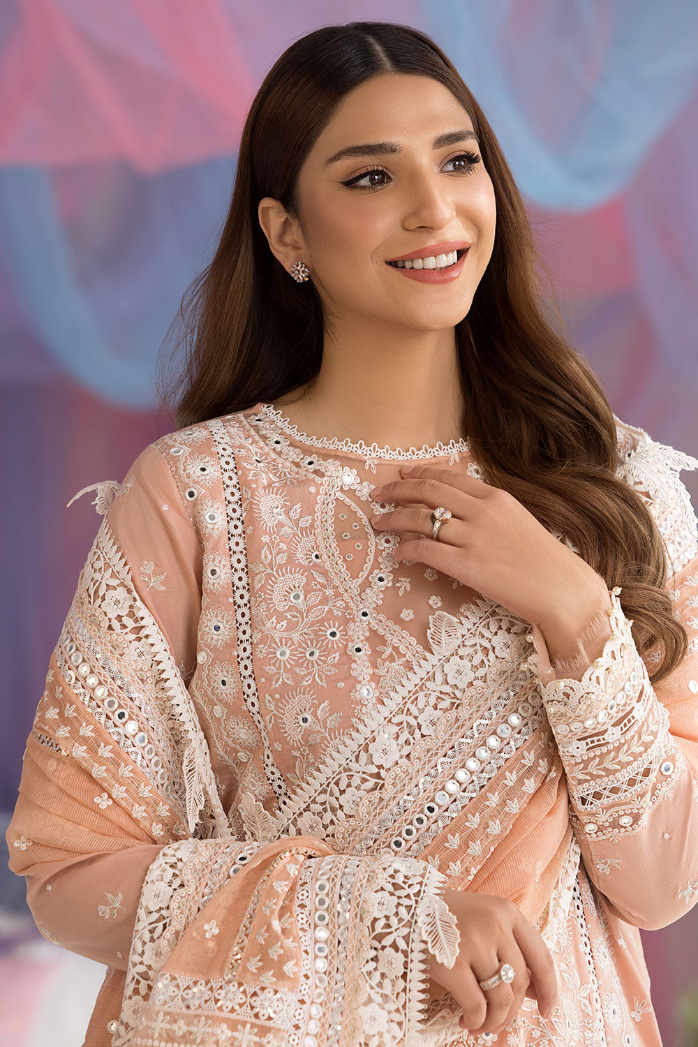 Sobia Nazir | Luxury Lawn 25 | 9B - by - Libasekhas UK - Registered Vendor of : Sobia Nazir - 100% Original Designer Dresss