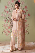 Cross Stitch | Premium Lawn 25 | CORAL CARNATION - by - Libasekhas UK - Registered Vendor of : Cross Stitch - 100% Original Designer Dresss