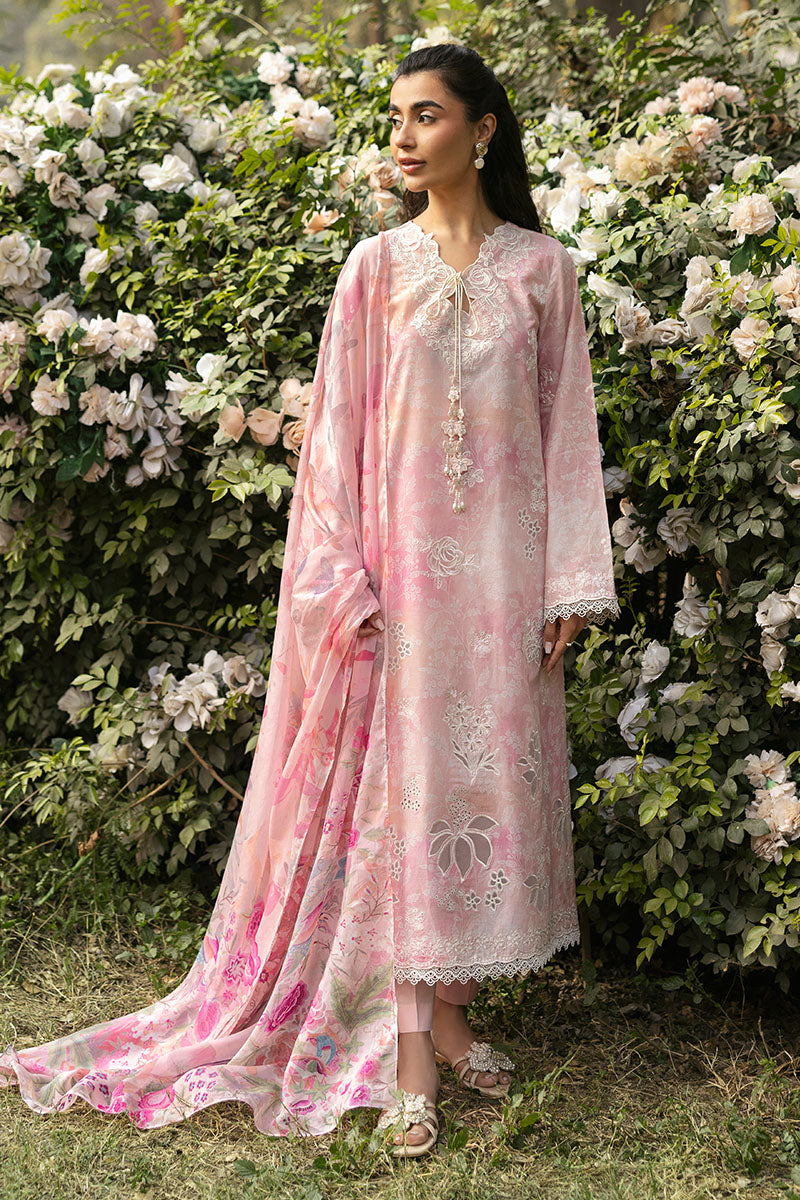Cross Stitch | Premium Lawn 25 | MEADOW MIST - by - Libasekhas UK - Registered Vendor of : Cross Stitch - 100% Original Designer Dresss