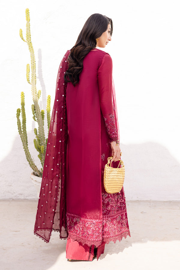 Marjjan | Elyna Lawn | LENI MP-46 (MAGENTA) - by Libasekhas UK - Registered Vendor of : Marjjan - 100% Original Designer Dress
