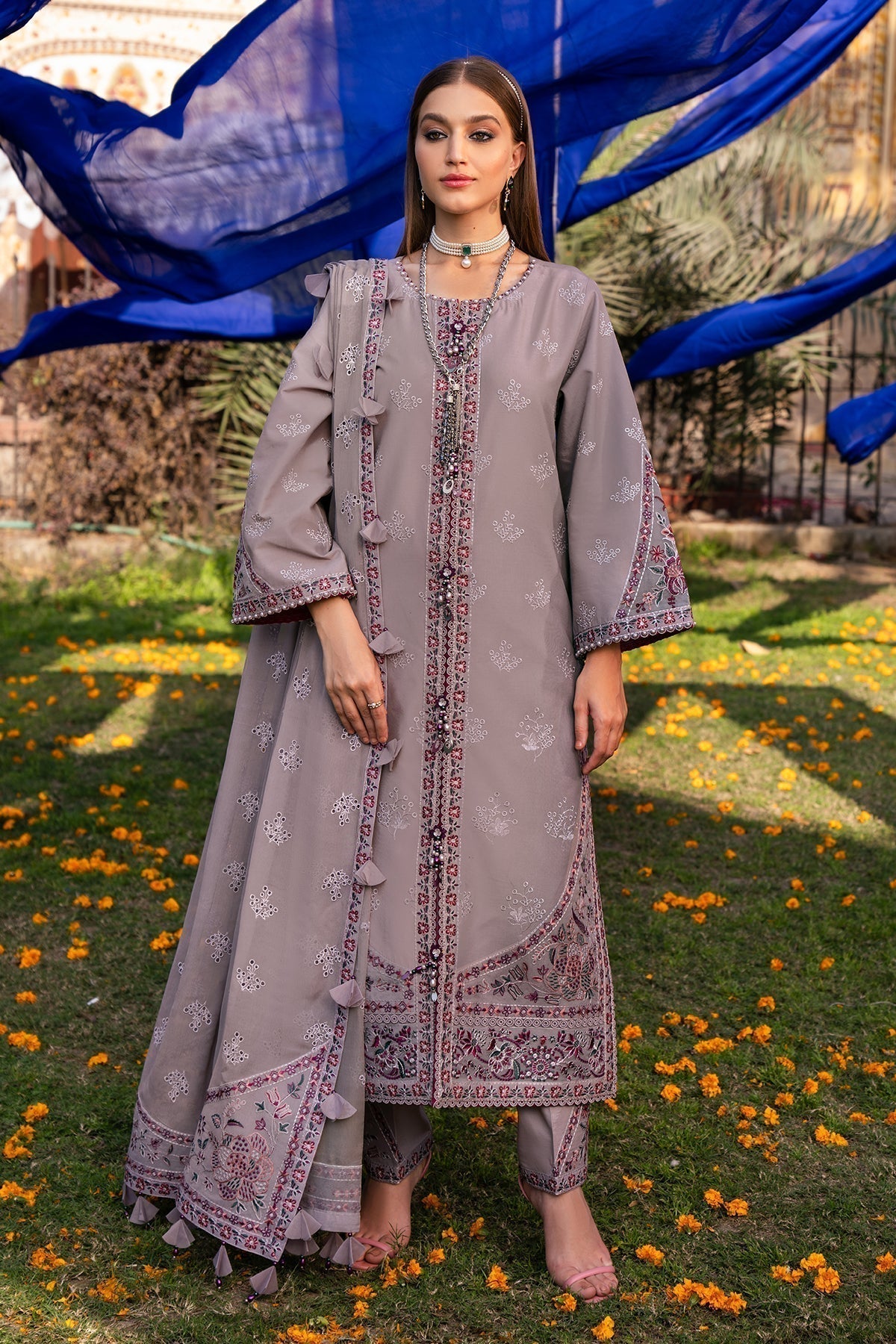 Alizeh | Rawayat Luxury Lawn 24 | Meraat - by - Libasekhas UK - Registered Vendor of : Alizeh - 100% Original Designer Dresss
