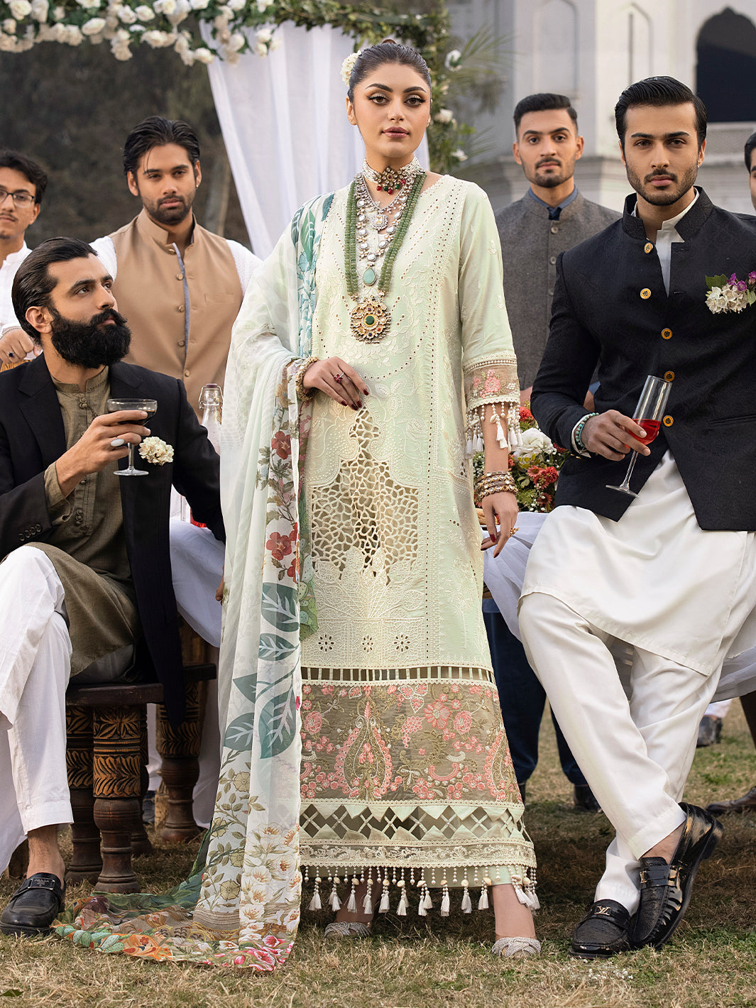 Mahnur | Mahrukh Luxury Lawn 24 | LILLY - by - Libasekhas UK - Registered Vendor of : Mahnur - 100% Original Designer Dresss