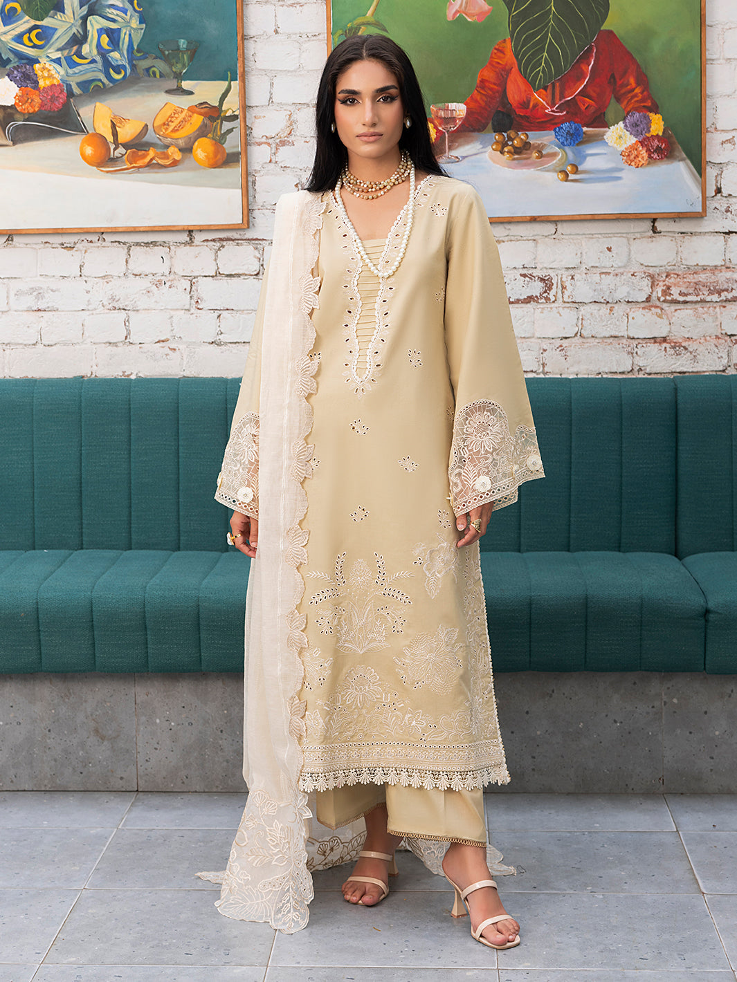 Izel | Meadow Muse Embroidered Lawn 25 | LIORA - by - Libasekhas UK - Registered Vendor of : Izel - 100% Original Designer Dresss