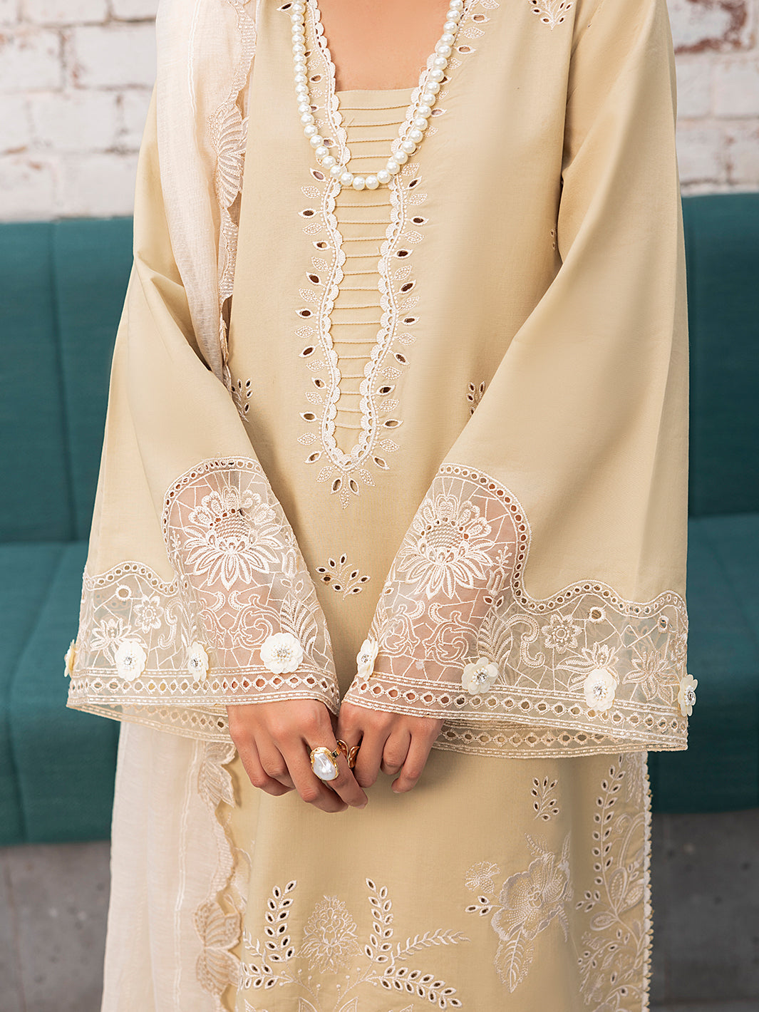 Izel | Meadow Muse Embroidered Lawn 25 | LIORA - by - Libasekhas UK - Registered Vendor of : Izel - 100% Original Designer Dresss