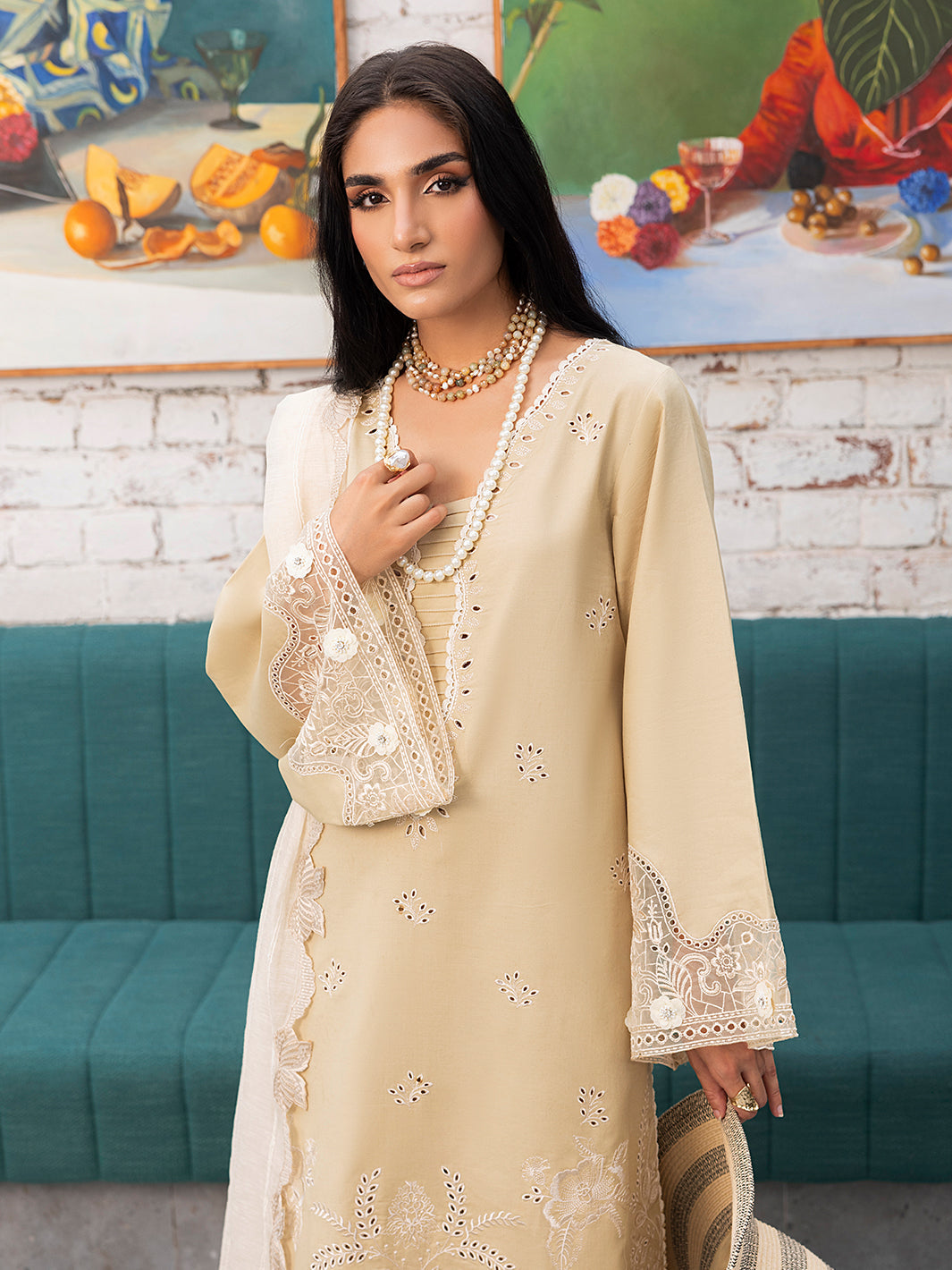 Izel | Meadow Muse Embroidered Lawn 25 | LIORA - by - Libasekhas UK - Registered Vendor of : Izel - 100% Original Designer Dresss