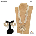 Lotus Necklace-0497 - by - Libasekhas UK - Registered Vendor of : Zeesy - 100% Original Designer Dresss