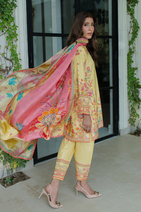 Mina Hassan | Signature Prints | Summer Lemonade - by Libasekhas UK - Registered Vendor of : Mina Hassan - 100% Original Designer Dress