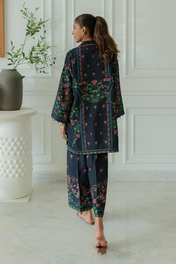 Mina Hassan | Signature Prints | Florals at Dusk - by Libasekhas UK - Registered Vendor of : Mina Hassan - 100% Original Designer Dress