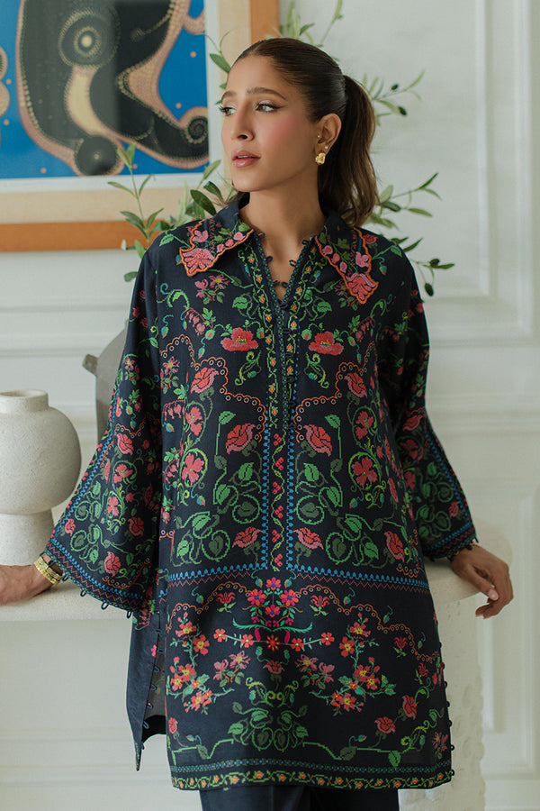 Mina Hassan | Signature Prints | Florals at Dusk - by Libasekhas UK - Registered Vendor of : Mina Hassan - 100% Original Designer Dress