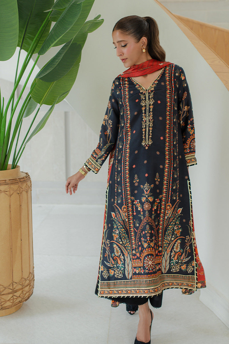 Mina Hasan | Signature Pret | Blooms like fireworks - by Libasekhas - Registered Vendor of : Mina Hasan - 100% Original Designer Dress