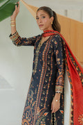 Mina Hassan | Signature Prints | Blooms like fireworks - by Libasekhas UK - Registered Vendor of : Mina Hassan - 100% Original Designer Dress