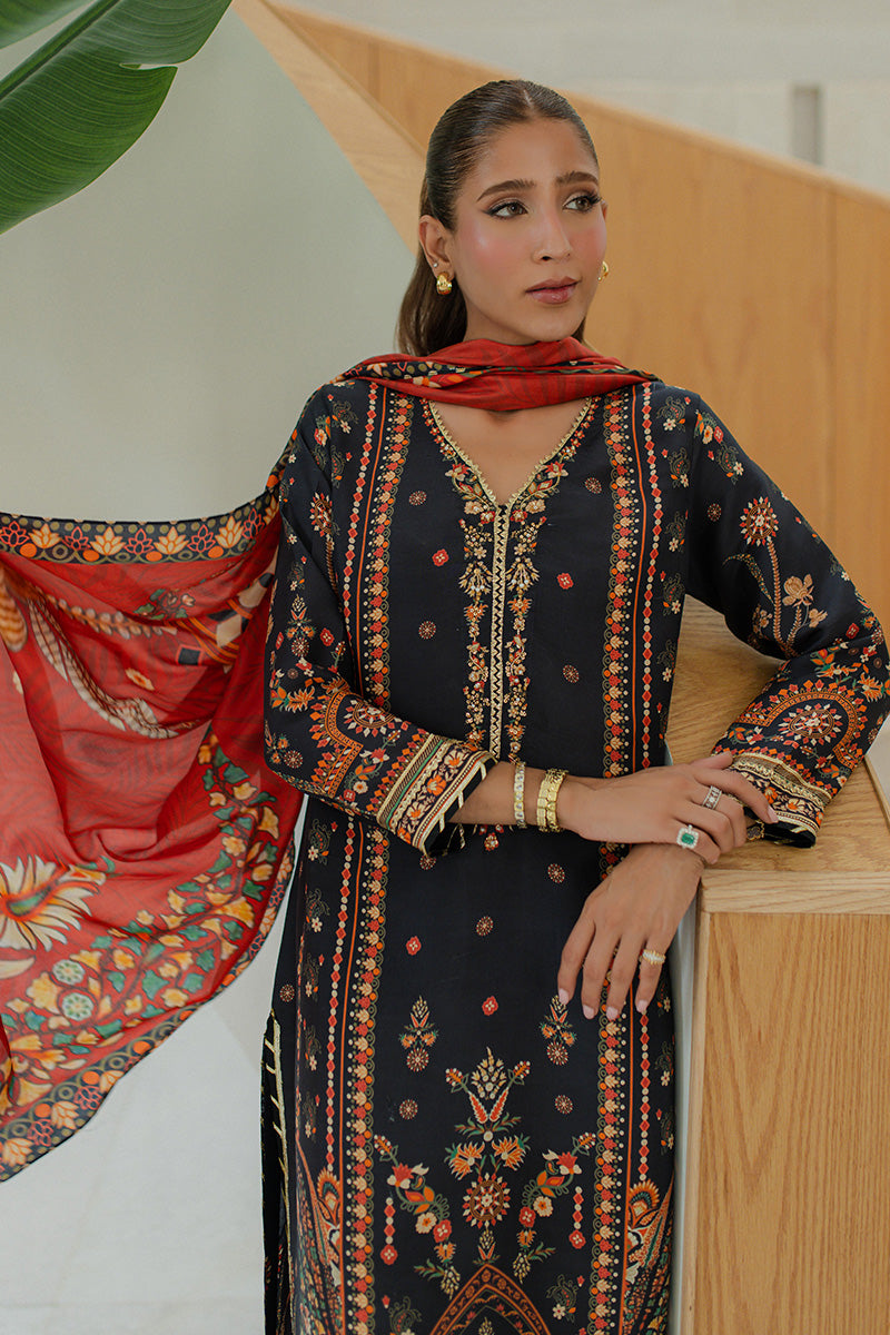 Mina Hasan | Signature Pret | Blooms like fireworks - by Libasekhas - Registered Vendor of : Mina Hasan - 100% Original Designer Dress