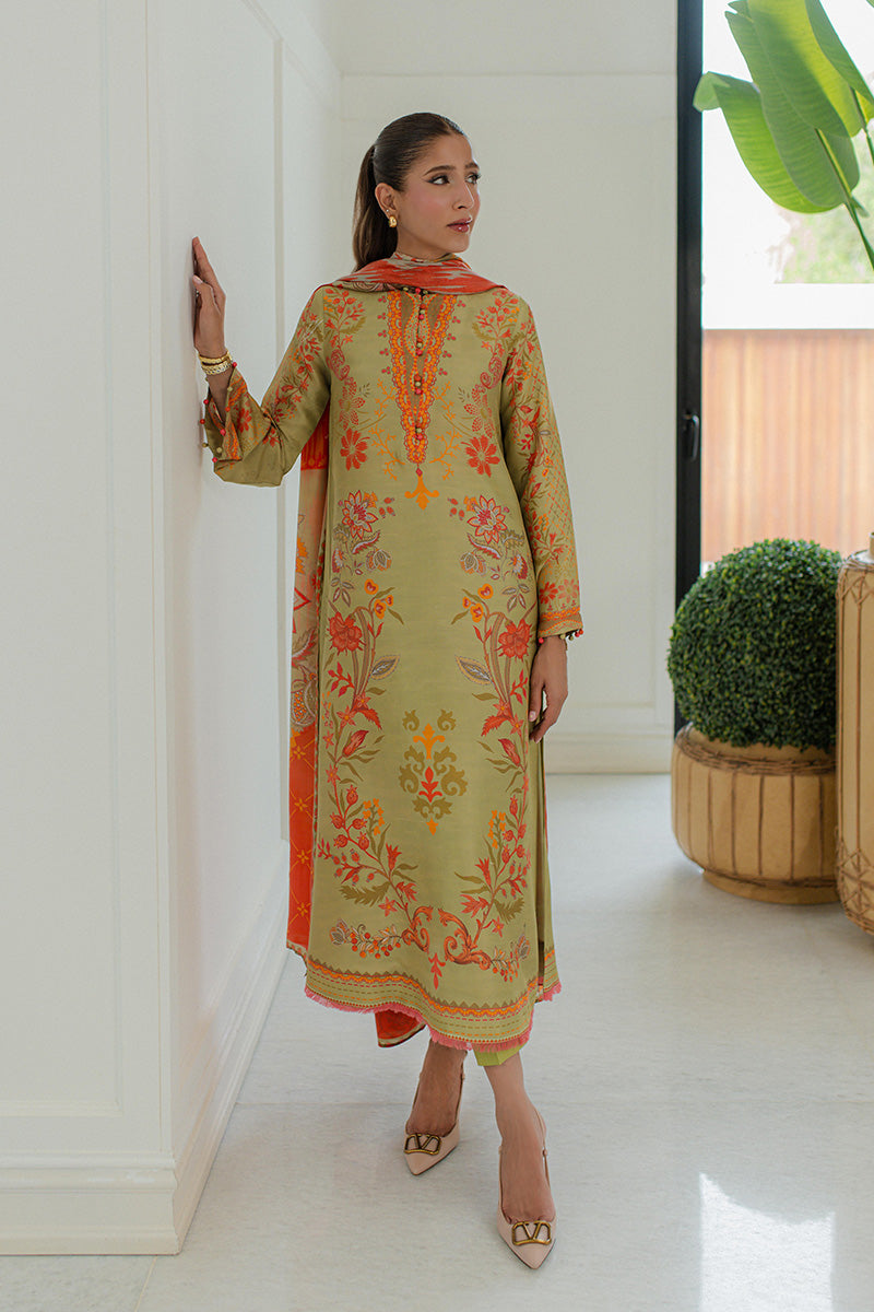Mina Hasan | Signature Pret | Pistachio Dreams - by Libasekhas - Registered Vendor of : Mina Hasan - 100% Original Designer Dress