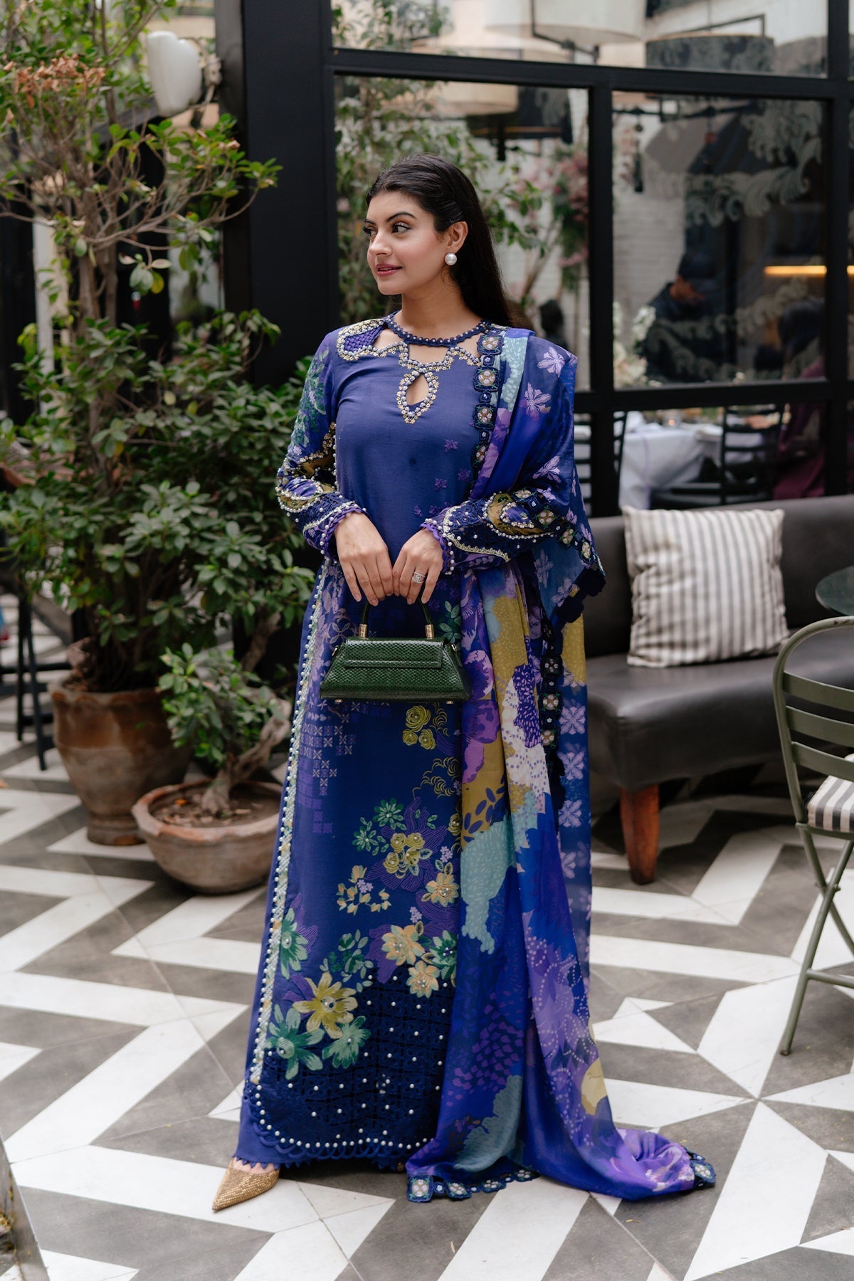 Afrozeh | Lawn 25 | Lumora - by - Libasekhas UK - Registered Vendor of : Afrozeh - 100% Original Designer Dresss
